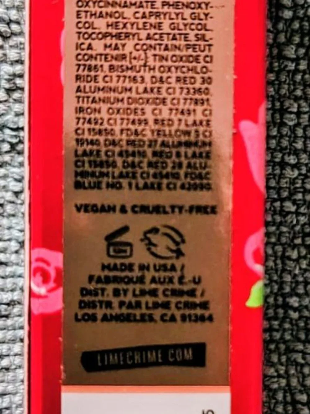 Lime Crime Happi is a metallic